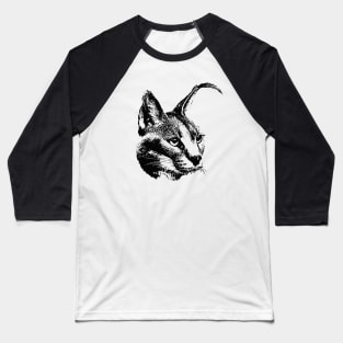 Caracal portrait Baseball T-Shirt